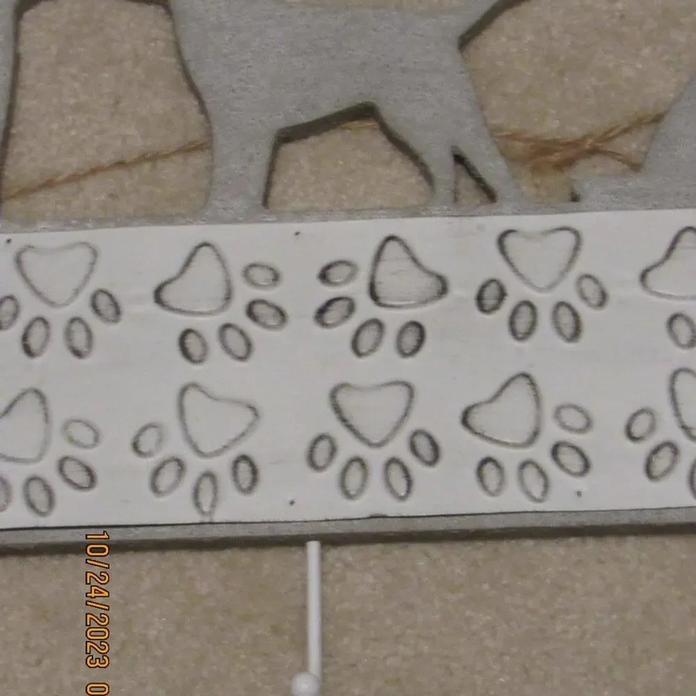 Decorative Dog Wall Hooks Plaque